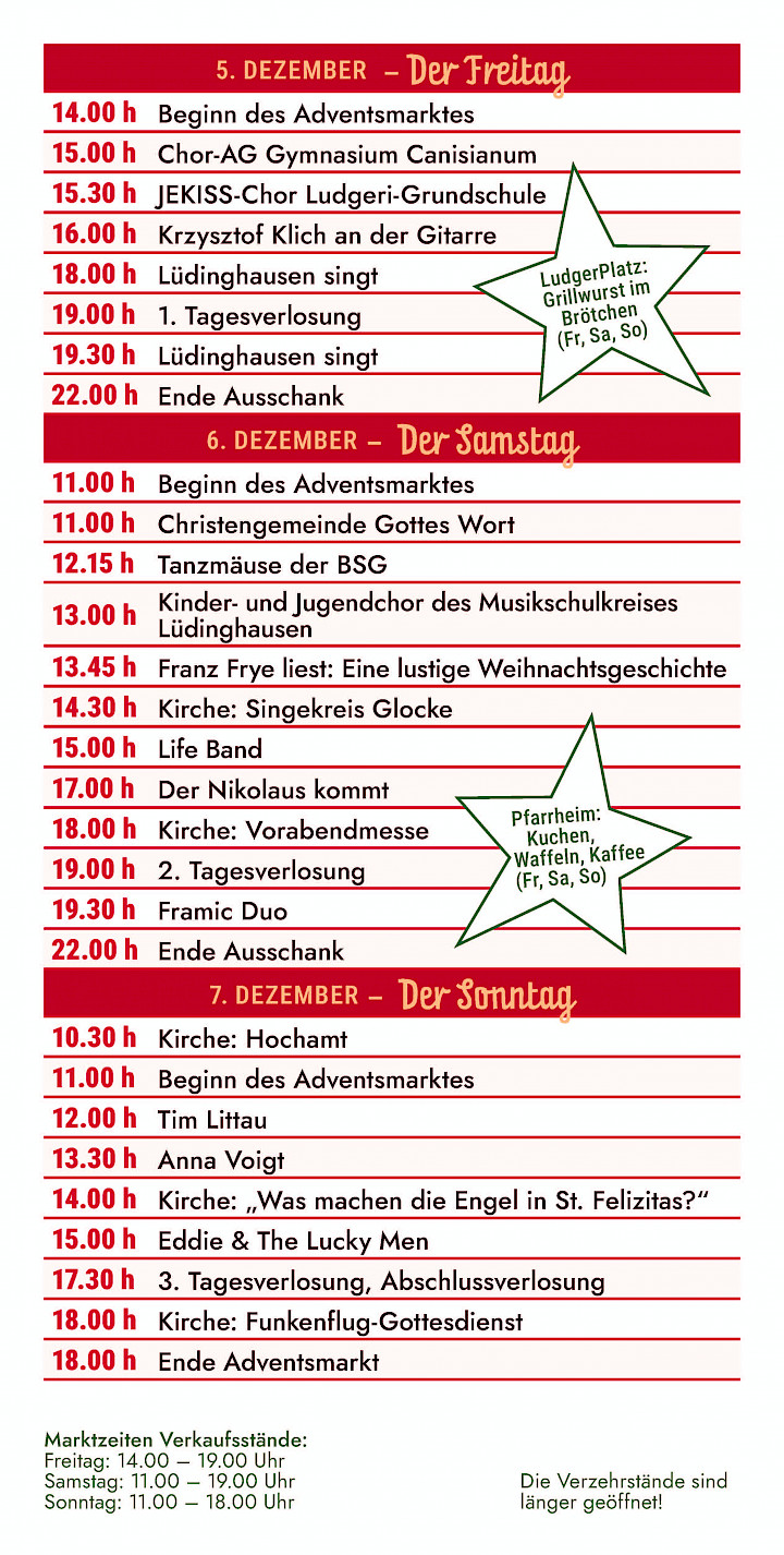 Foto 1 zu Adventsmarkt Lüdinghausen