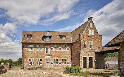 Die münsterländische Wehranlage Burg Kakesbeck in Lüdinghausen